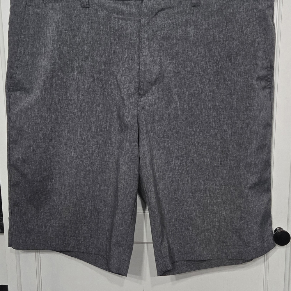 PGA Tour Men's Charcoal Flat Front Shorts